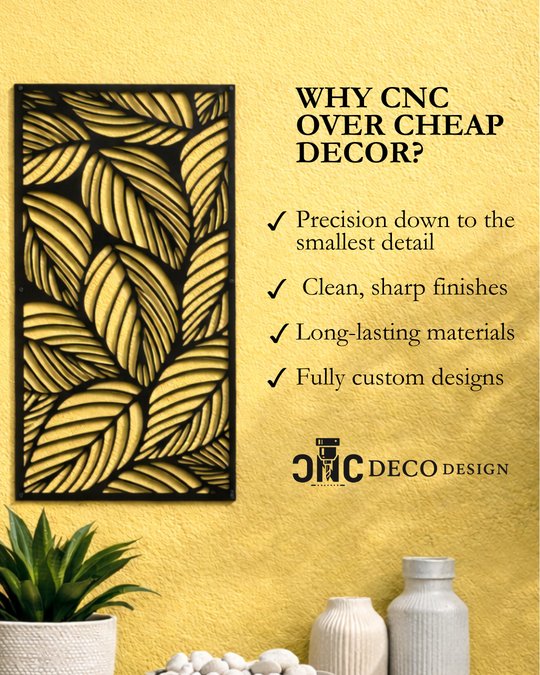 CNC Deco Design — wood pattern detail